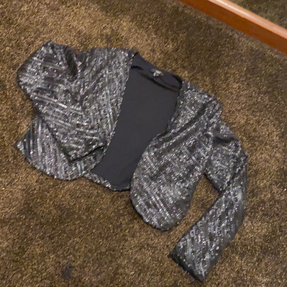 Sequin Crop Jacket - image 1
